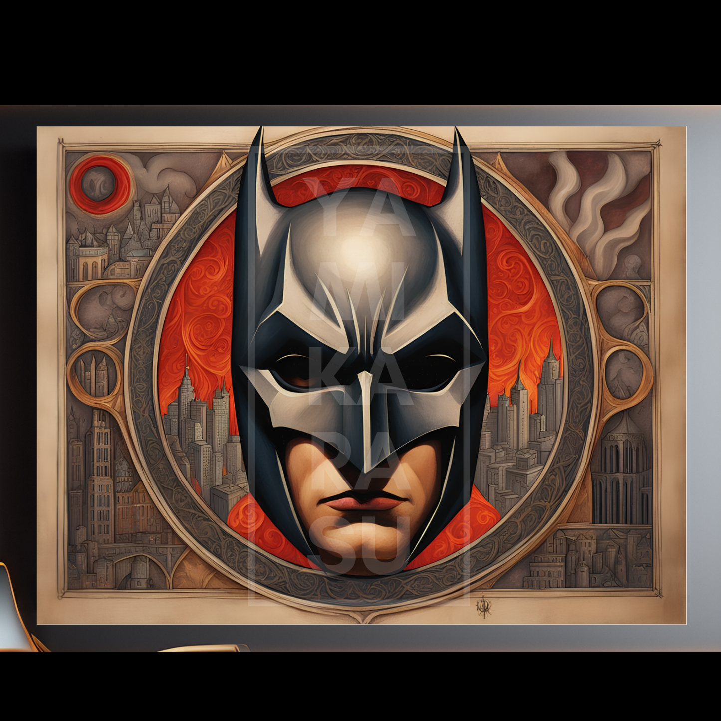 Original Medieval Batman Portrait