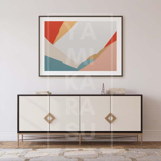 Dynamic Original Minimalist Abstract Print