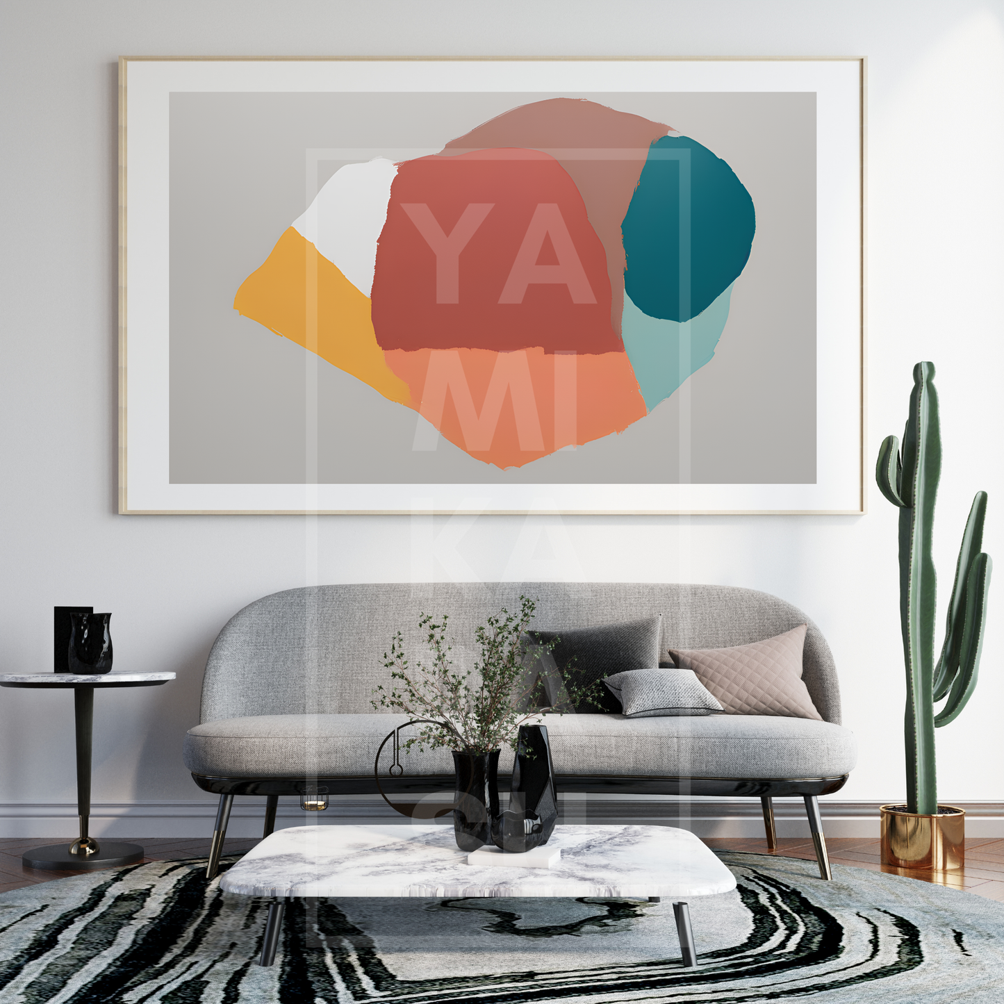 Primal Pangea - Original Modern Minimalist Abstract