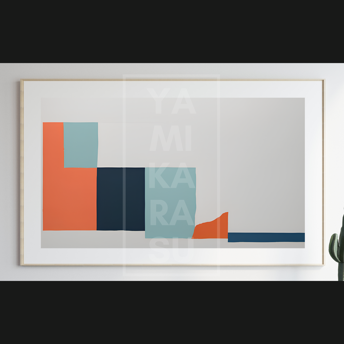 Geometric Balance - Original Minimalist Art