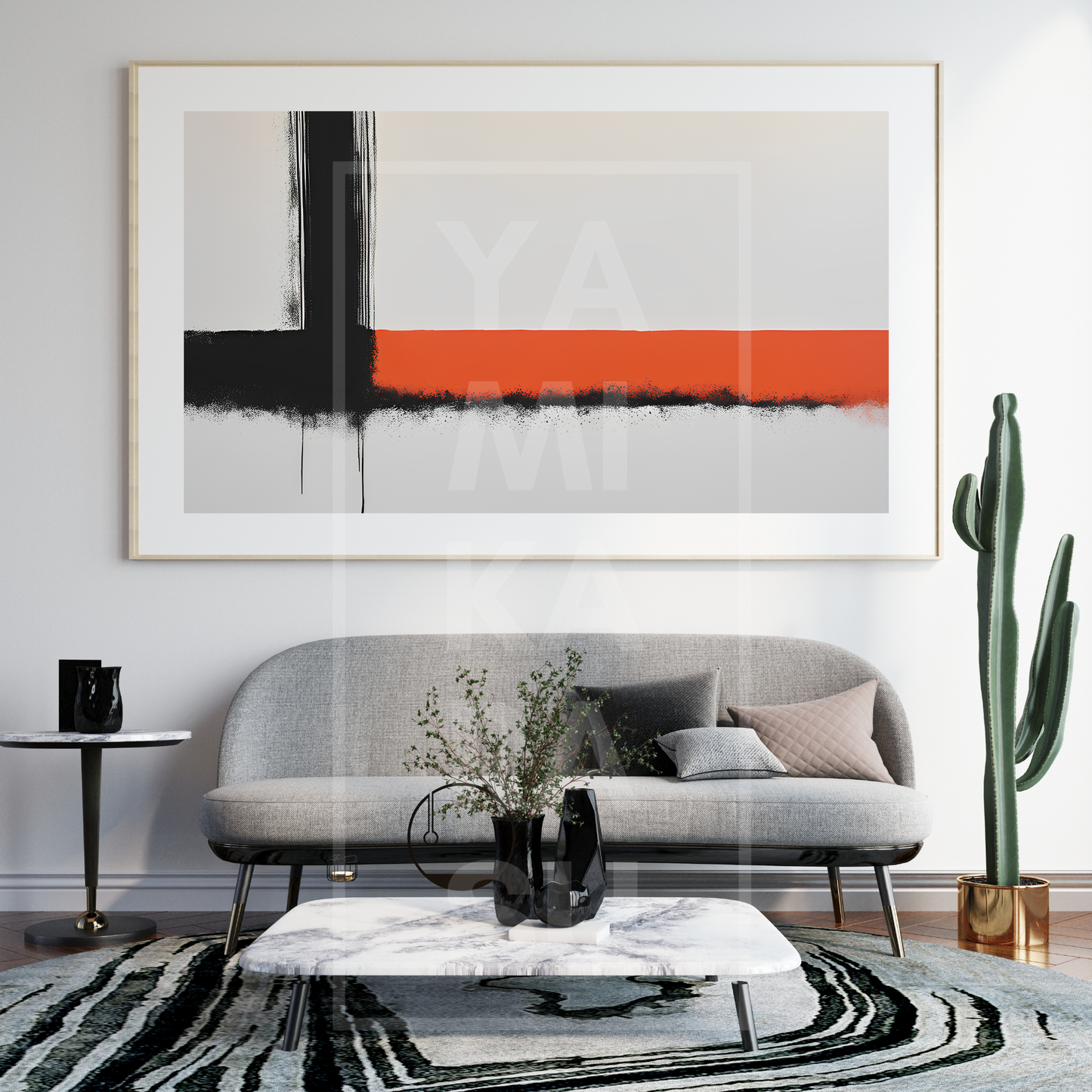 Bold Geometric Forms - Original Modern Minimalist Wall Art