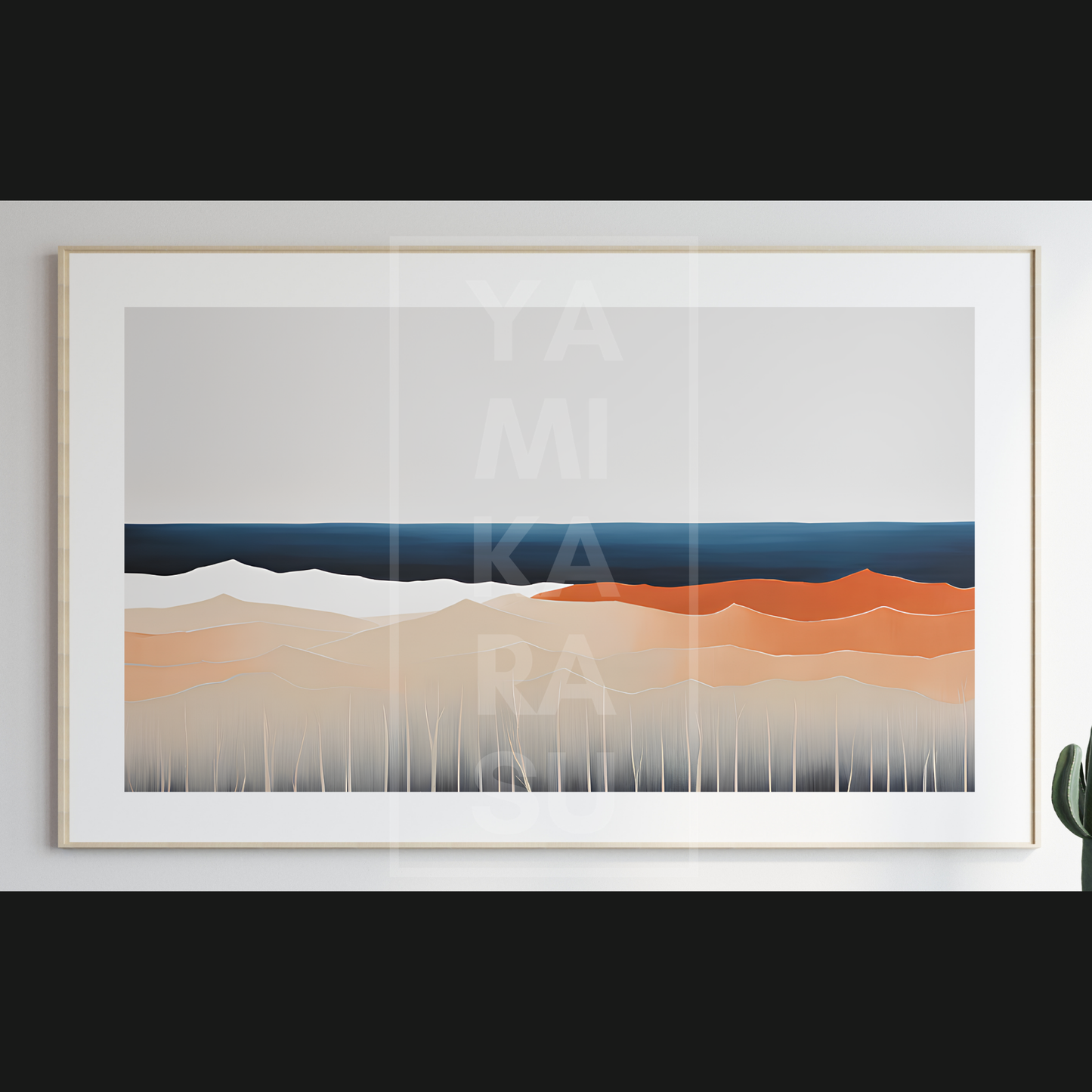 Serene Horizons - Minimalist Original Art