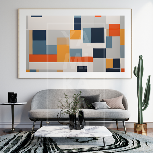 Original Geometric Minimalist Art