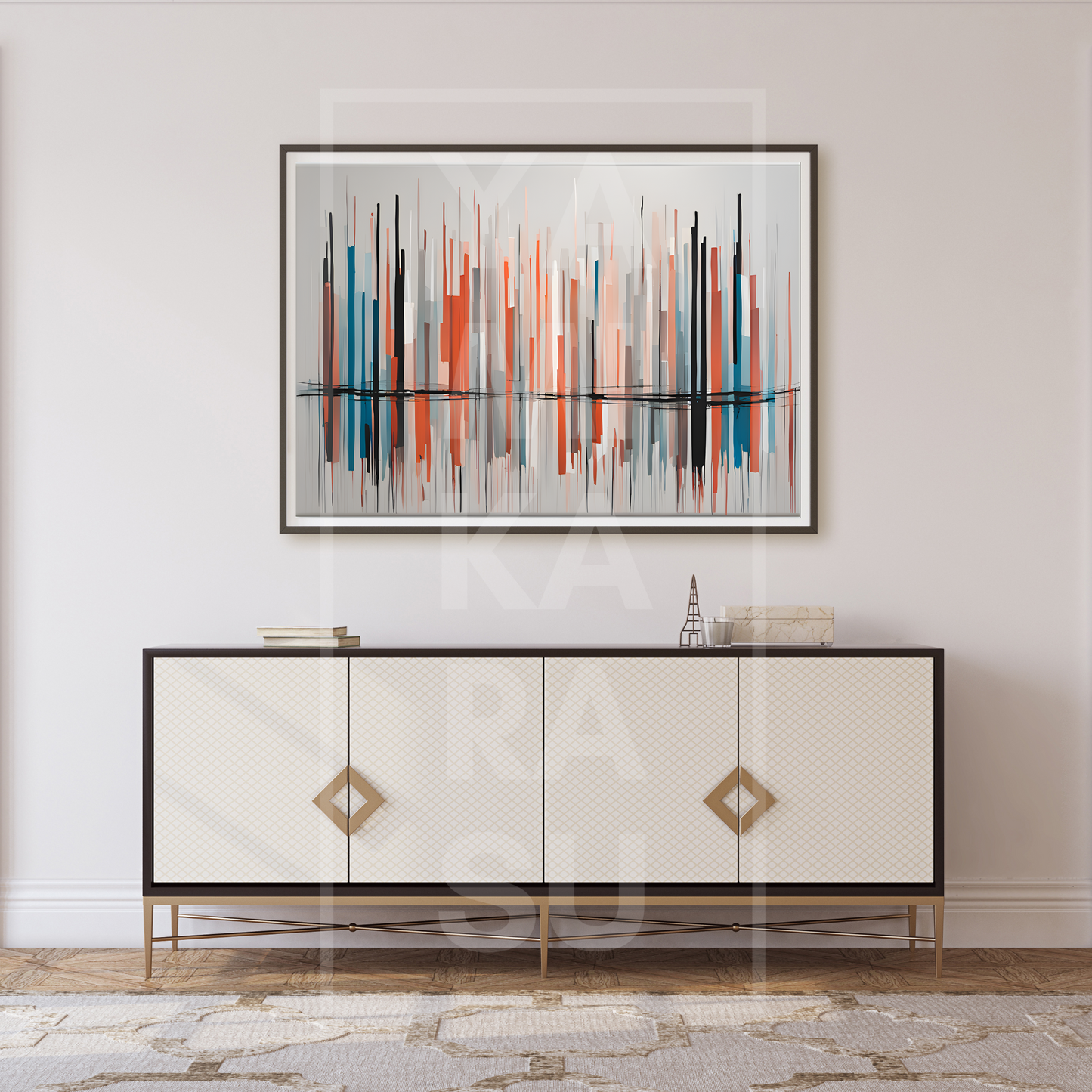 Original Elegant Minimalist Art - Modern Wall Decor