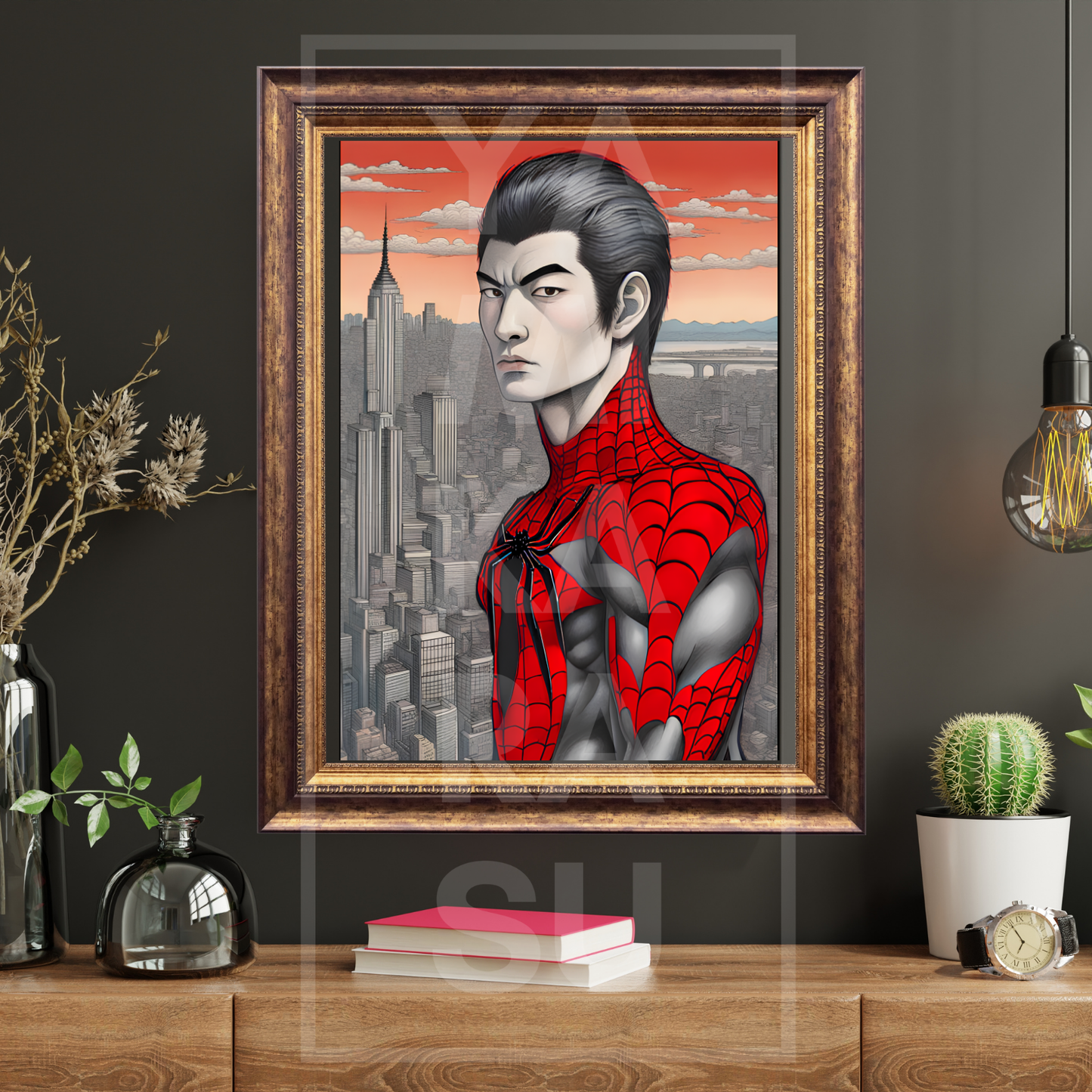 Original Spiderman Art Canvas - Modern Wall Art for Home Decor