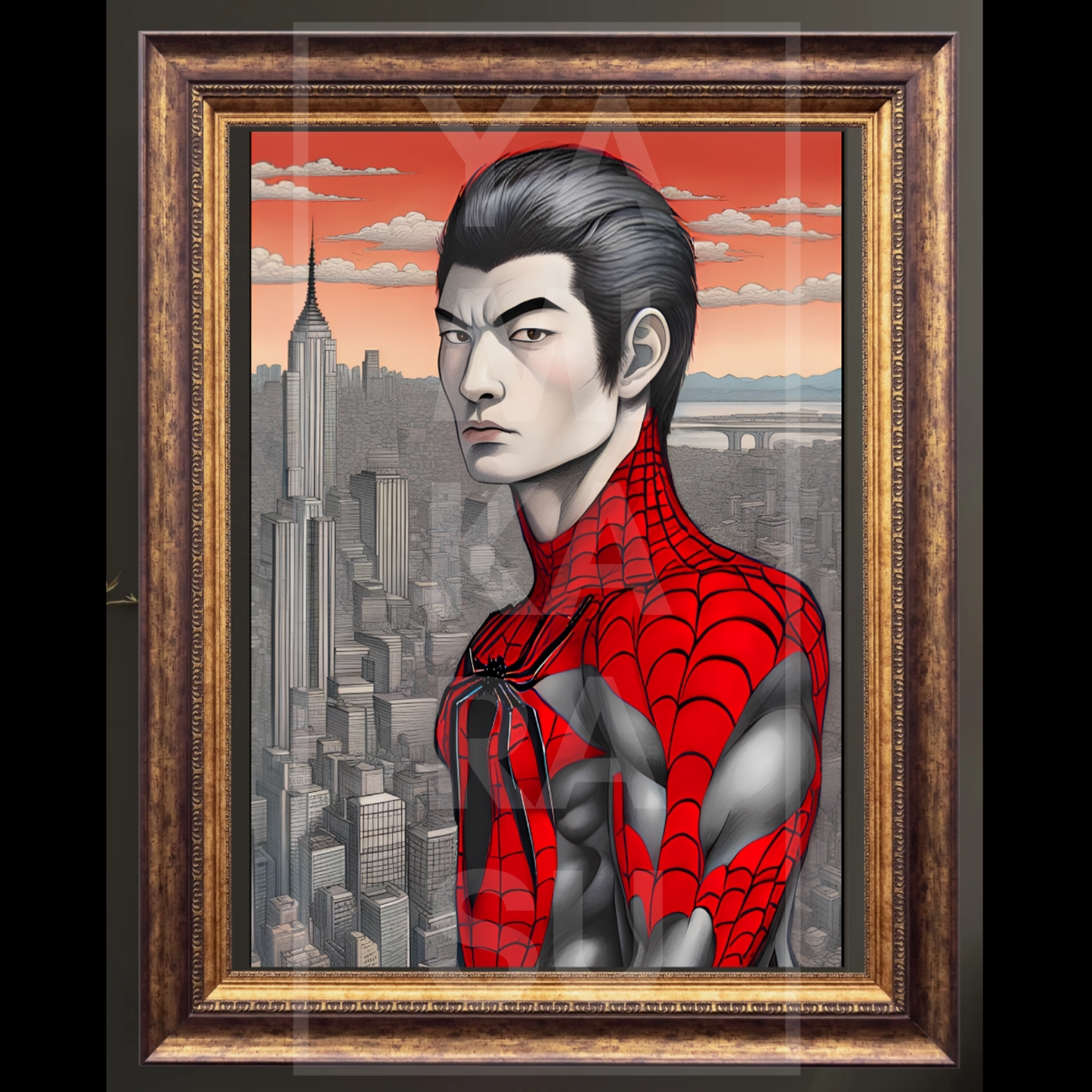 Original Spiderman Art Canvas - Modern Wall Art for Home Decor